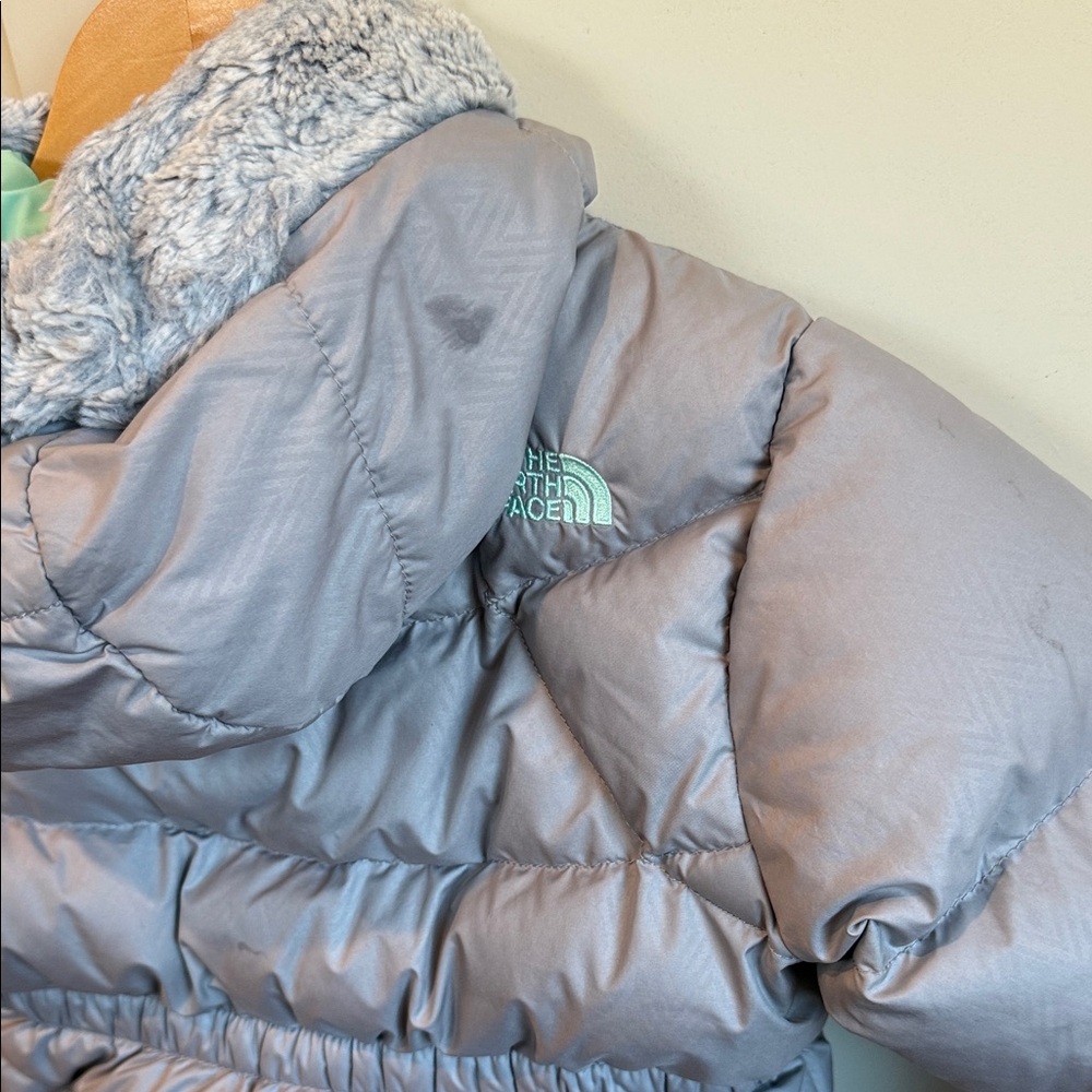 The North Face Kids Silver Puffer Jacket - Picture 7 of 8